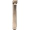 Ekena Millwork Thorton Arts and Crafts Smooth Bracket w/ Offset Brace, Douglas Fir, 5 1/2"W x 28"D x 40"H BKT0604X28X40THR03SDF - alternate 2